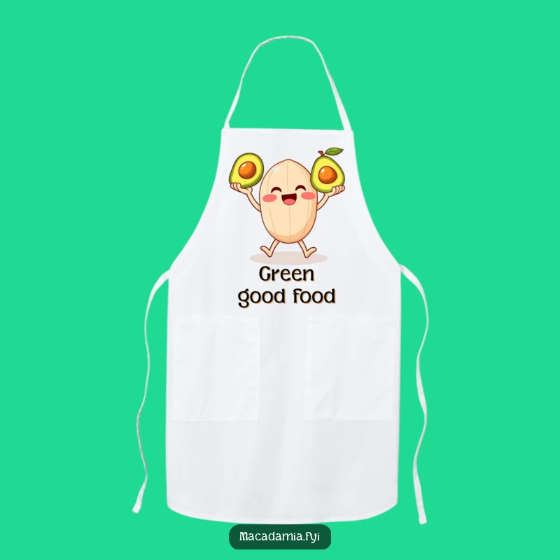 Funny Macadamia Nut Chef's Apron: Cook with Hilarious Flair
