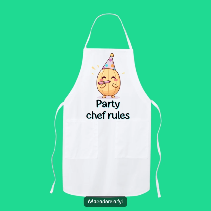 Funny Nutty Party Apron - Festive Kitchenwear for Celebration Masters Gift