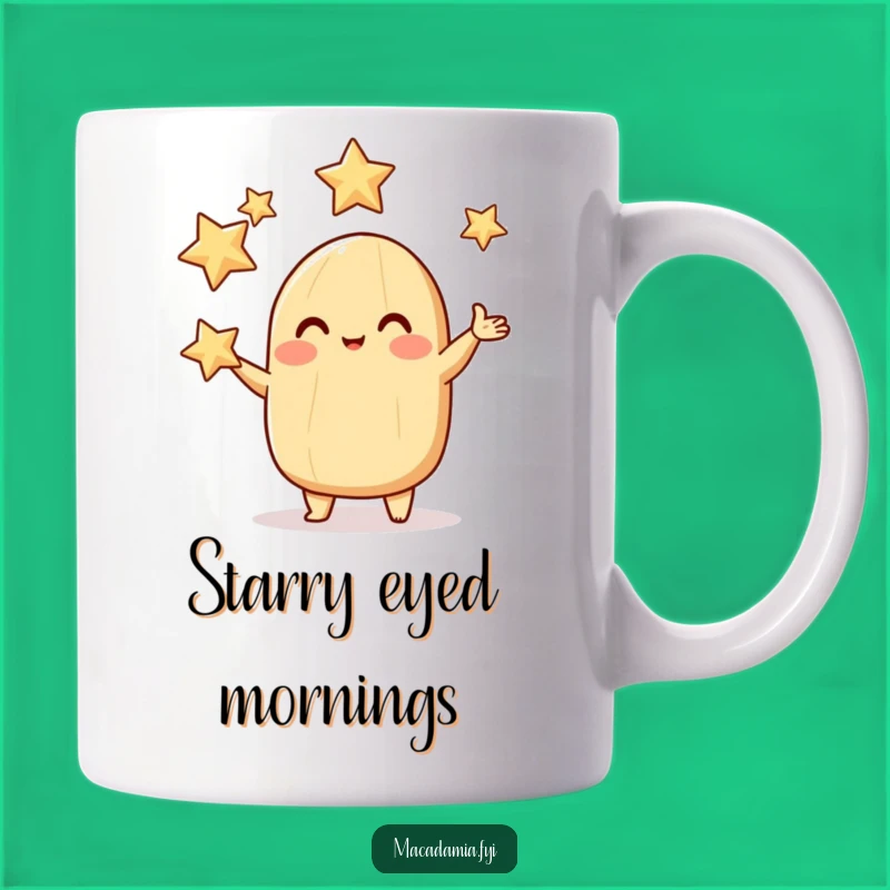 Funny Juggling Star Nut Mug - Rosy Cheeked Delight Funny Gift