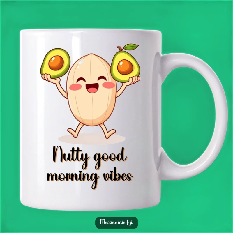 Funny Nutty Avocado Juggler Mug: A Hilarious Gift for Foodies!