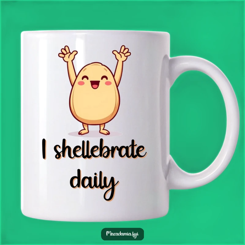 Funny Victorious Nut Mug: Triumphant Dance Celebration, Perfect Funny Gift