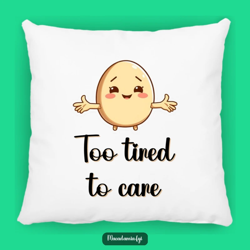 Funny Macadamia Nut Shrug Pillow – Cozy Comfort with a Comical Twist