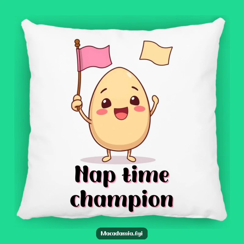 Funny Victory Nut Pillow: Cozy Comfort with a Celebratory Twist