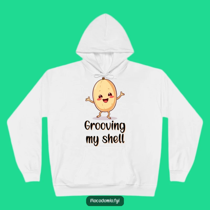 Cozy Funny Macadamia Nut Dance Hoodie - Warm & Funky Gift