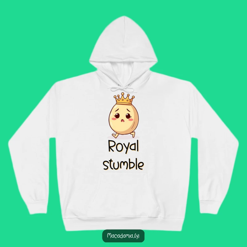 Cozy Funny Royal Nut Trip Hoodie - Surprise Crown Nut Warm Gift