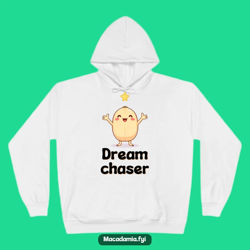 Cozy Funny Kawaii Macadamia Nut Star Hoodie - Warm & Magical Comfort Gift