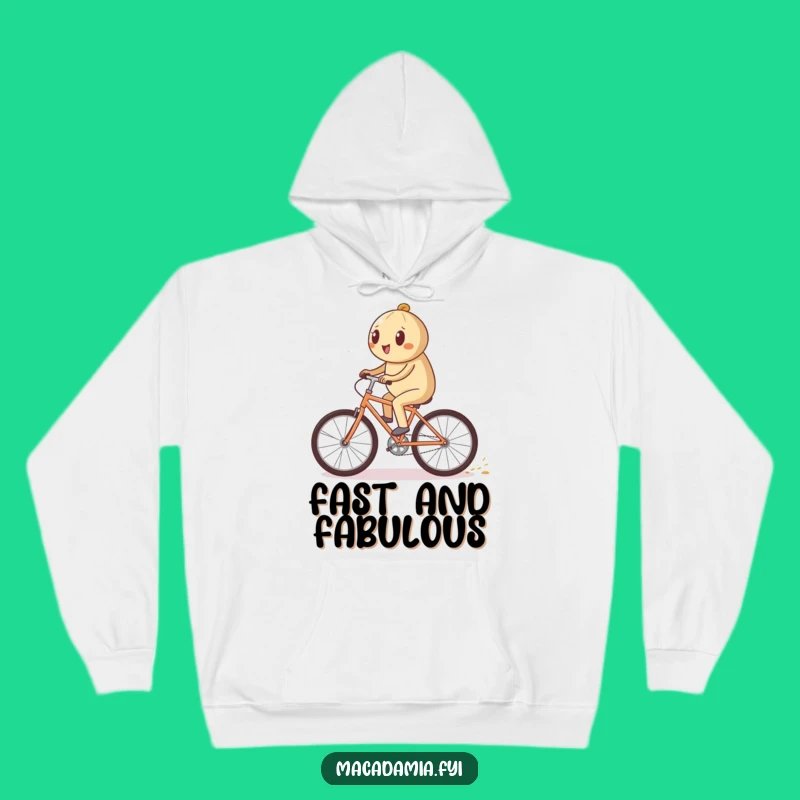 Funny Sparkle Bike Hoodie: Cozy Rides with a Dazzling Funny Gift