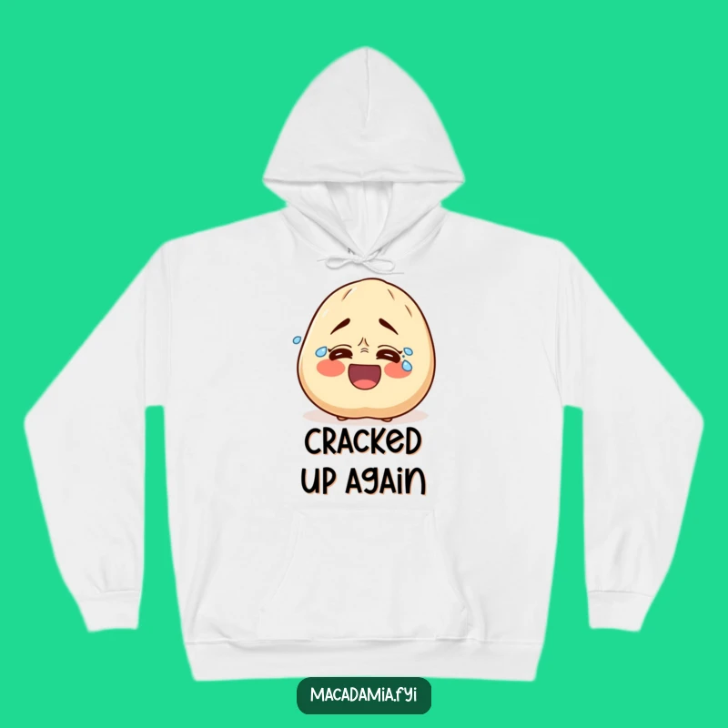 Funny Laughing Macadamia Nut Hoodie - Cozy Giggles Nut Sweatshirt