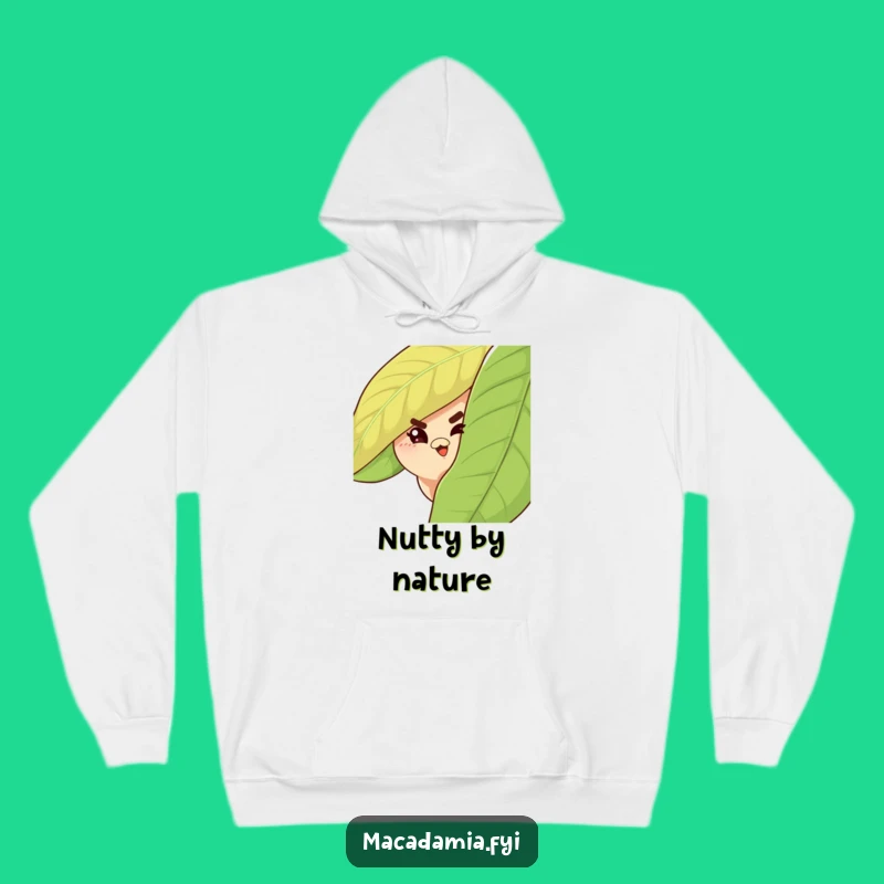 Funny Macadamia Nut Wink Hoodie: Cozy Mischief, Guaranteed Laughs, Perfect Funny Gift