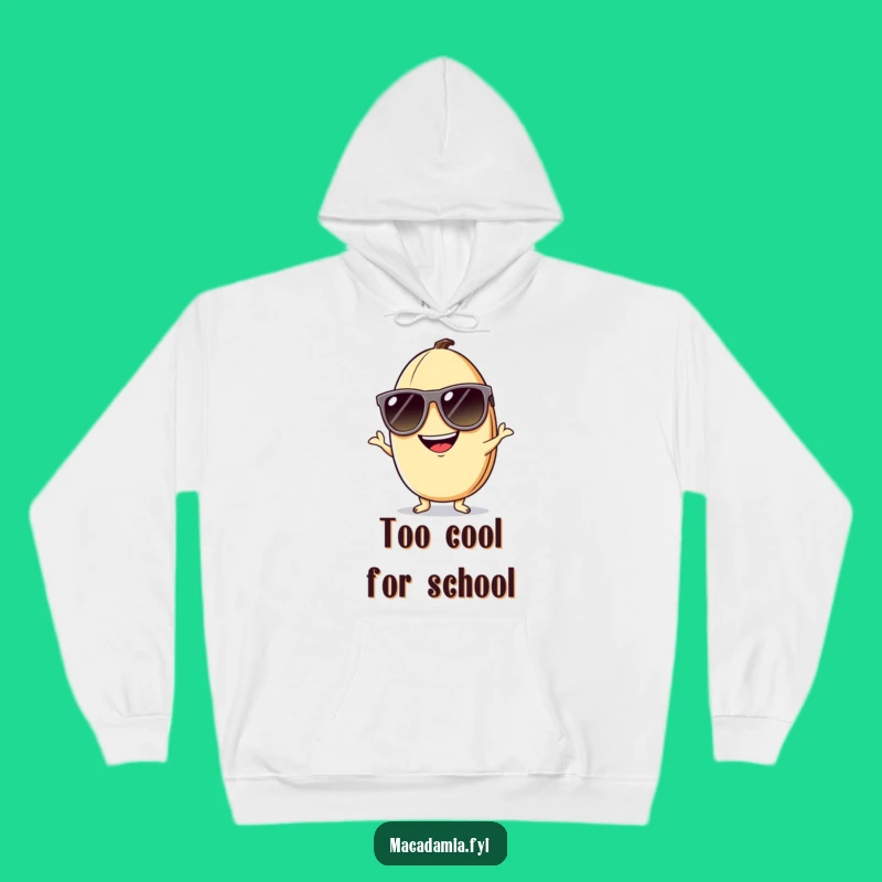 Funny Macadamia Nut Sunglasses Hoodie: Cozy Coolness for Chilly Days