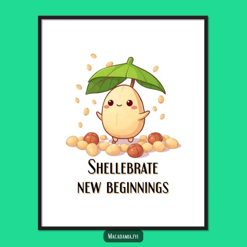 Free Printable Funny Macadamia Nut Wall Art: Whimsical Drizzle Downloadable Decor Gift