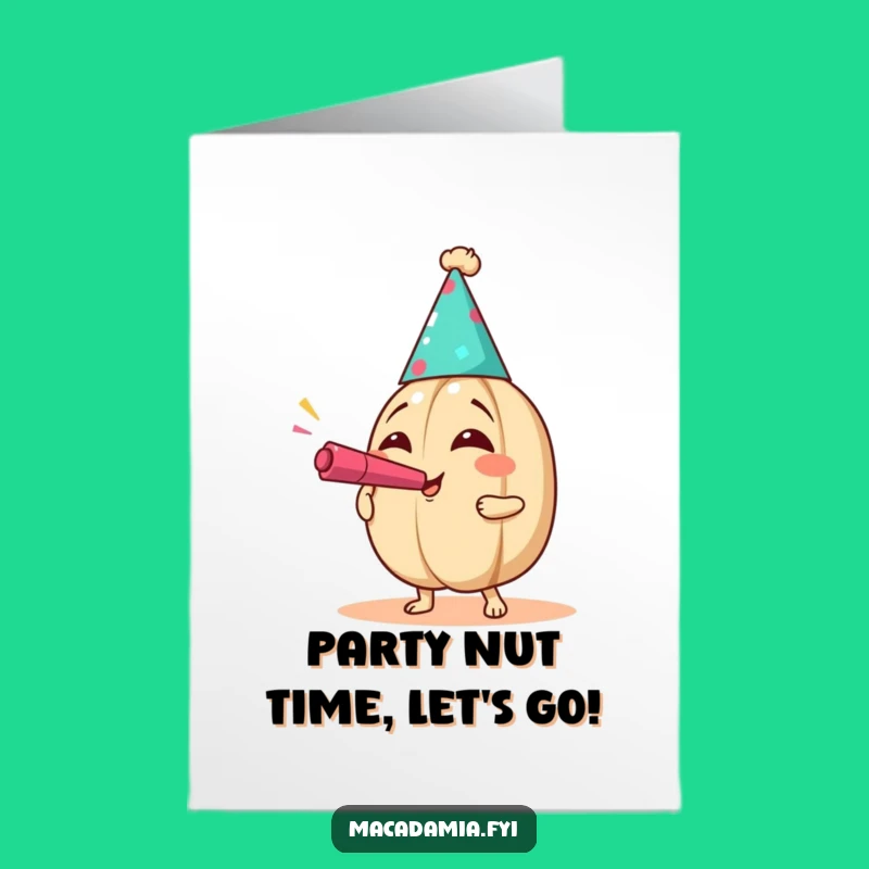 Free Printable Bday Card: Party Nut Joy - Fun Downloadable Gift for All