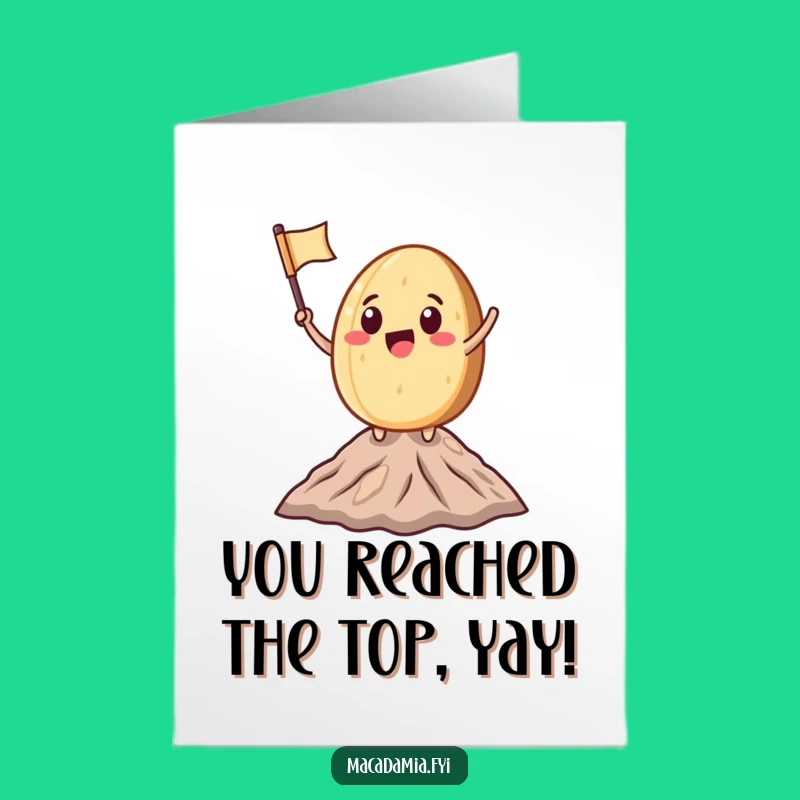 Free Printable Congrats Card: Peak Nut Achievement Downloadable Gift