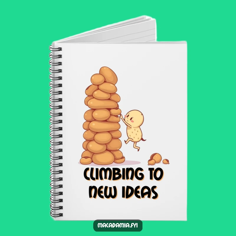 Funny Nut Climber Journal: Jot Down Ambitious Plans