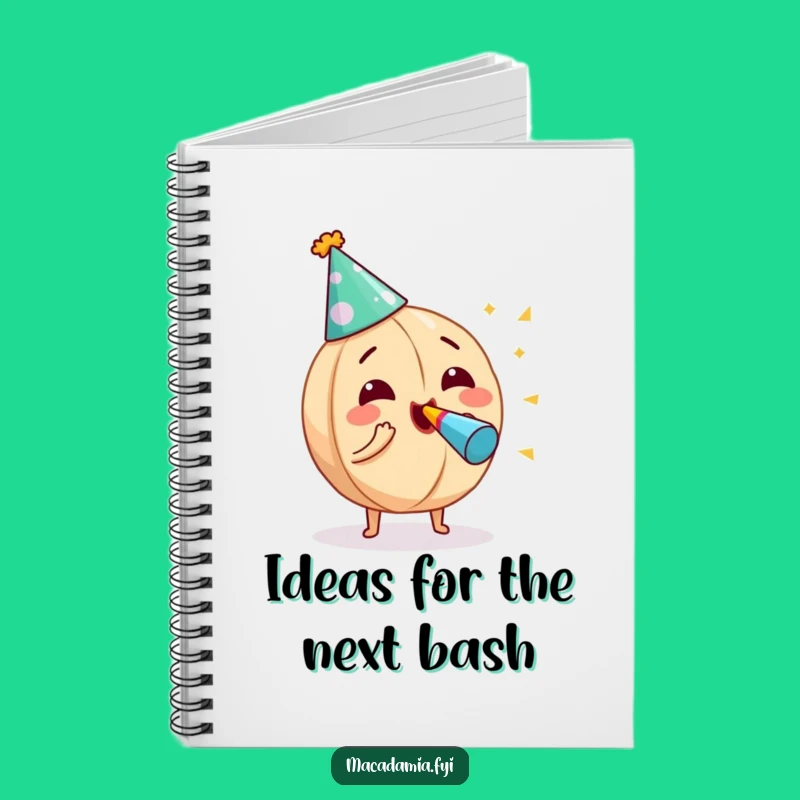 Funny Macadamia Nut Notebook: Jot Down Ideas with this Hilarious Nut Blowing Noisemaker Journal Gift