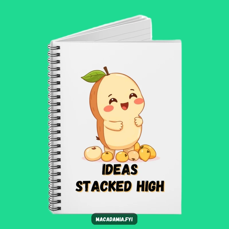 Funny Macadamia Nut Fruit Balance Notebook: Jot Down Ideas with Giggles in this Hilarious Journal