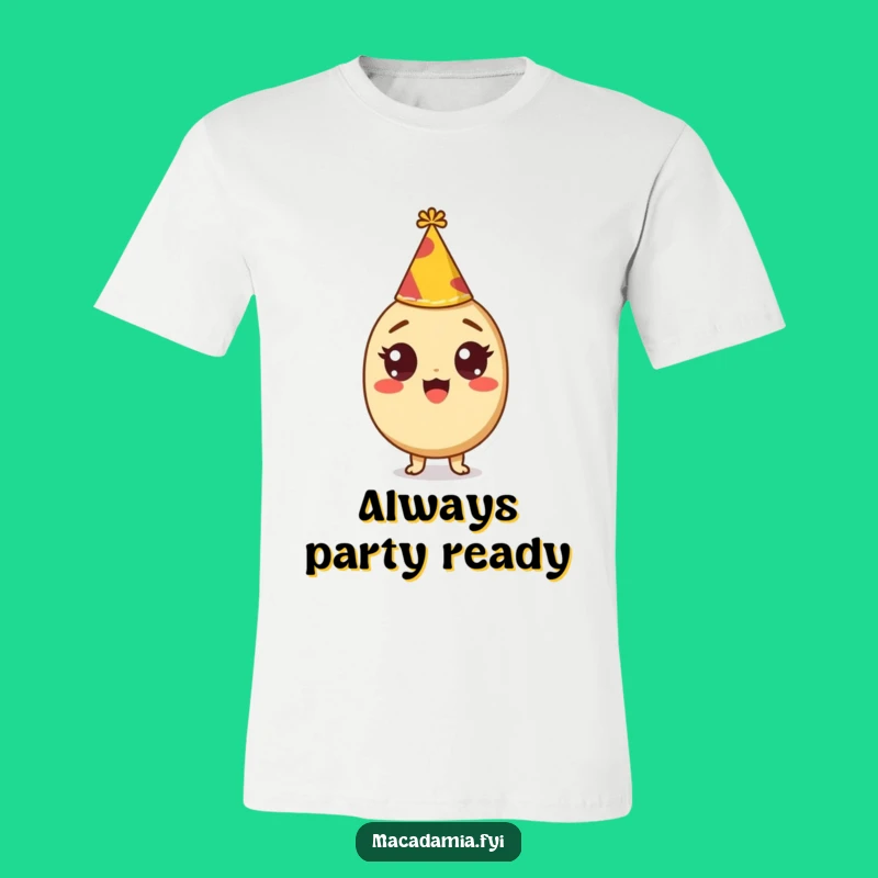 Funny Party Time T-Shirt: Excited Nut Celebration, Ideal Funny Gift