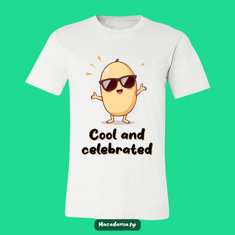 Funny Kawaii Macadamia Nut Dance T-Shirt - Groovy & Hilarious Party Gift