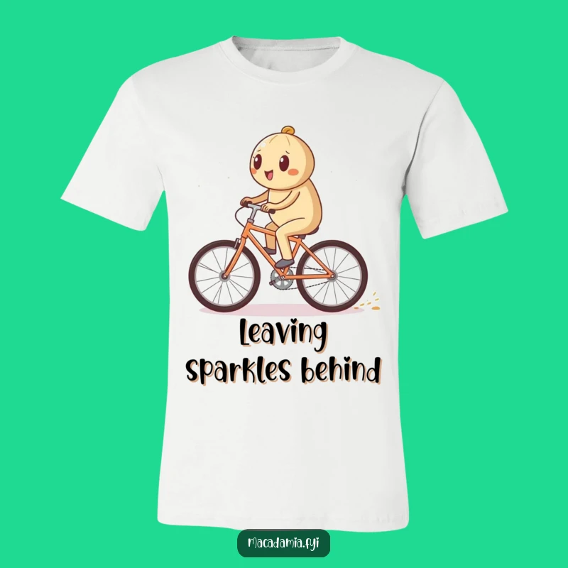 Funny Sparkle Bike T-Shirt: Ride Fast with This Dazzling Funny Gift