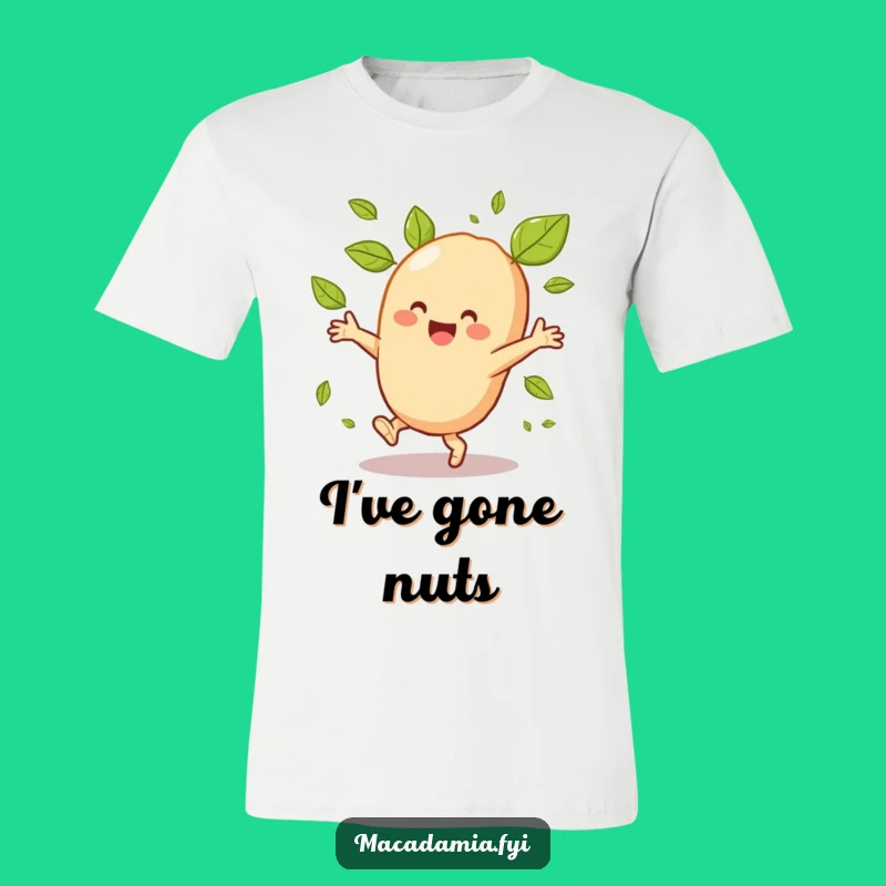 Funny Macadamia Nut Cartwheel Tee: Awesome Humorous T-Shirt Gift for Nutty Friends