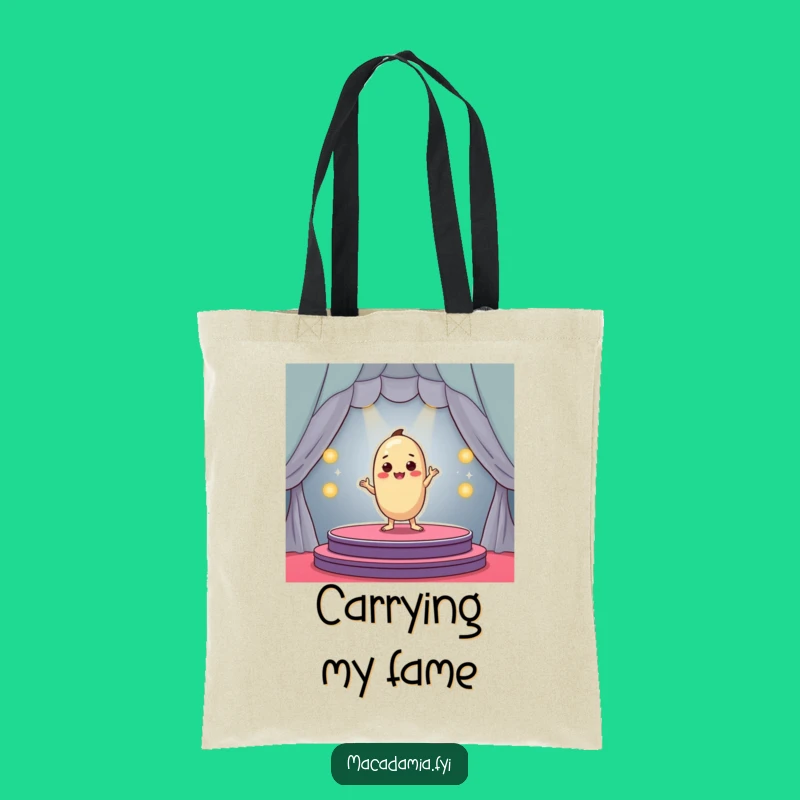 Funny Macadamia Nut Stage Tote Bag - Carry Your Talent with Flair!