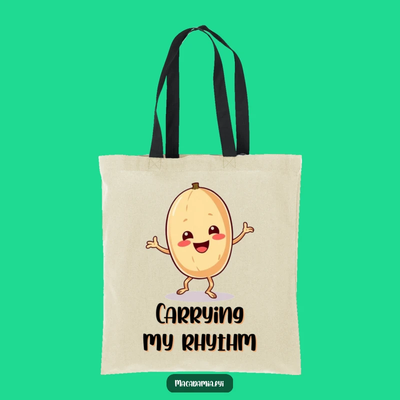 Funny Macadamia Nut Dance Tote Bag - Carry Your Moves!