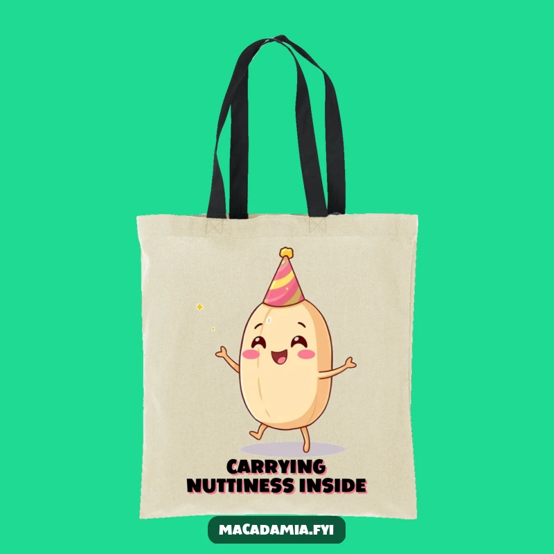 Funny Macadamia Nut Dance Tote Bag: Carry Your Fun Everywhere!