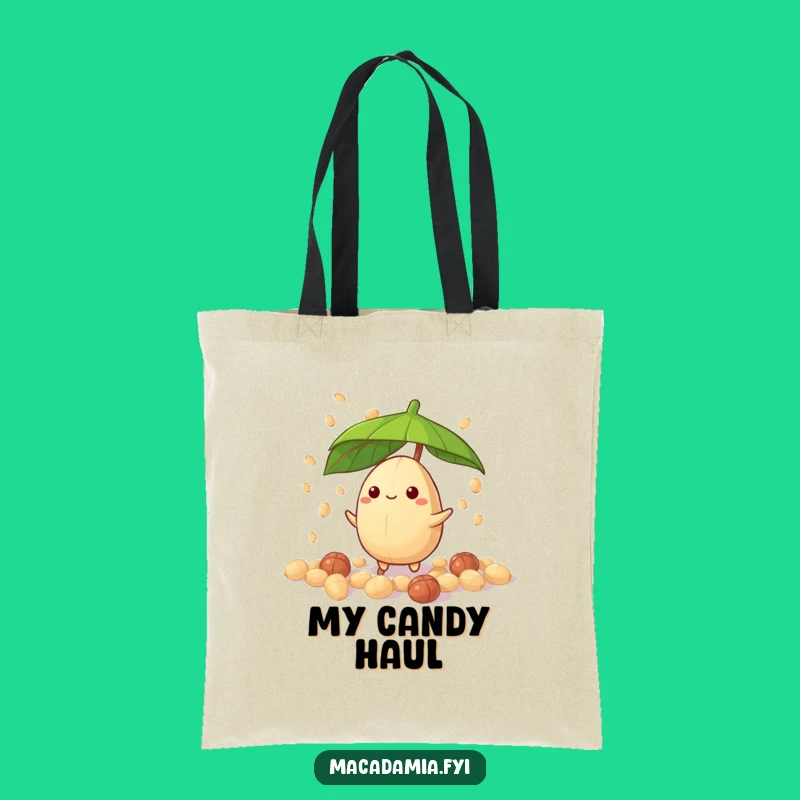 Funny Macadamia Nut Drizzle Tote Bag - Carry Your Laughs in Style!